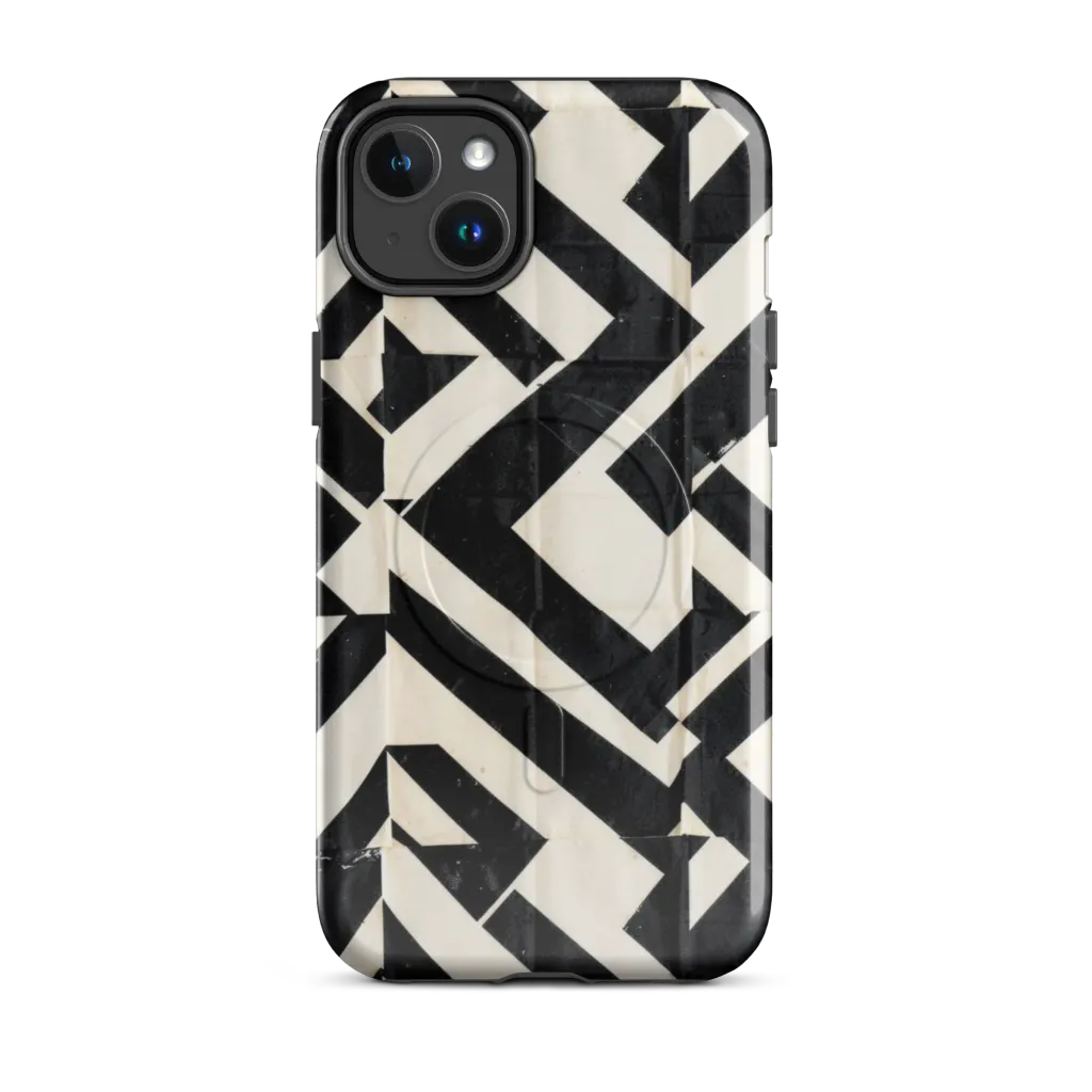 Obsidian Origami on MagSafe Tough Case for iPhone® — Front