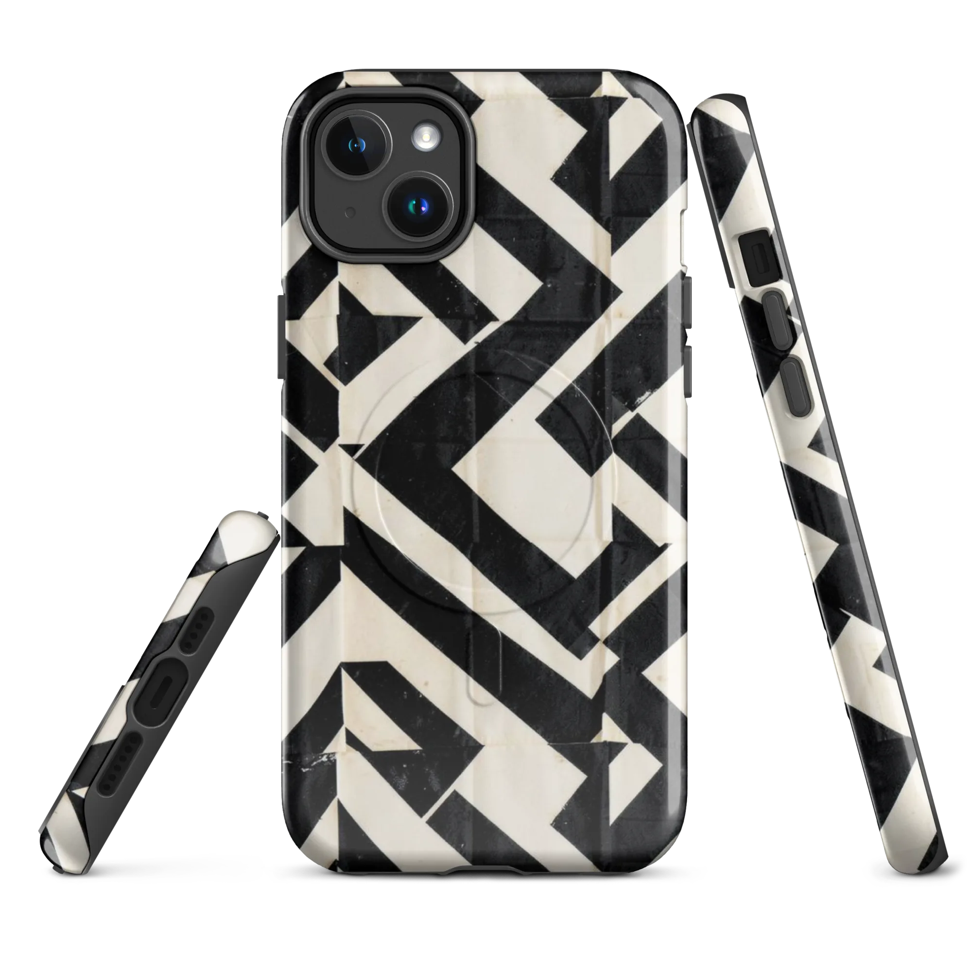 Obsidian Origami on MagSafe Tough Case for iPhone® — Front