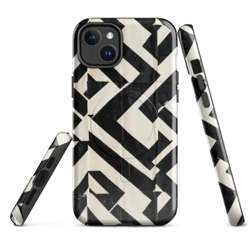 Obsidian Origami on a MagSafe Tough Case for iPhone®