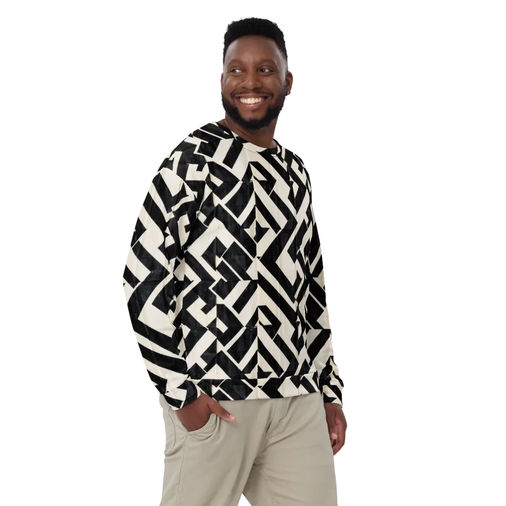 Obsidian Origami on Sweatshirt — Front
