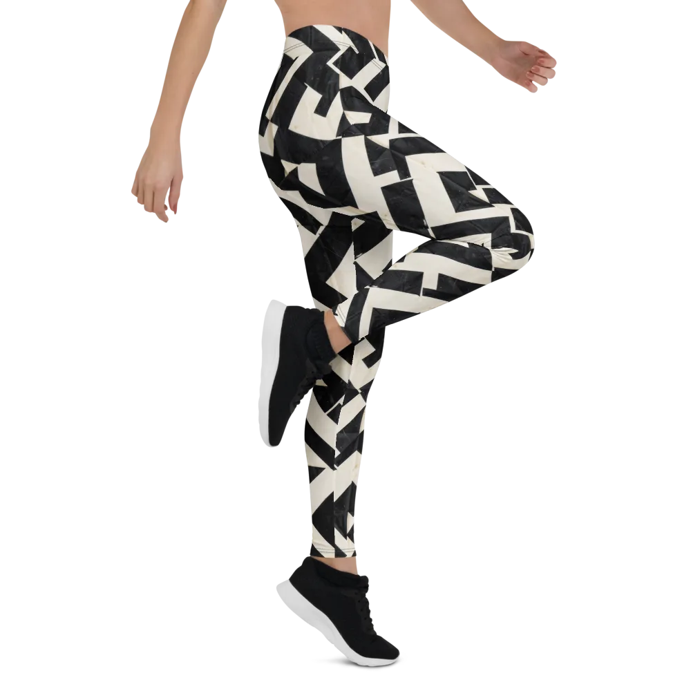 Obsidian Origami on Leggings — Right
