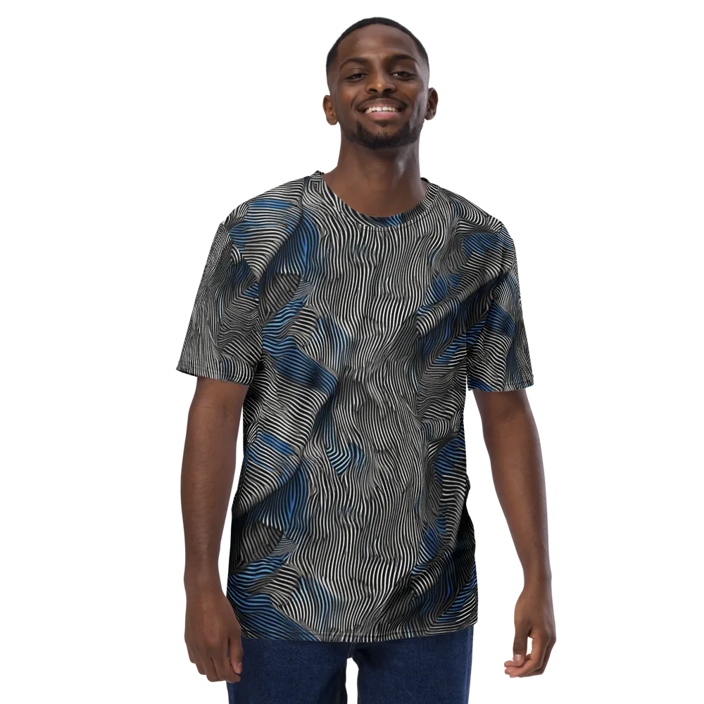 Ripple Theory on Men's Crew Neck T-Shirt — Front
