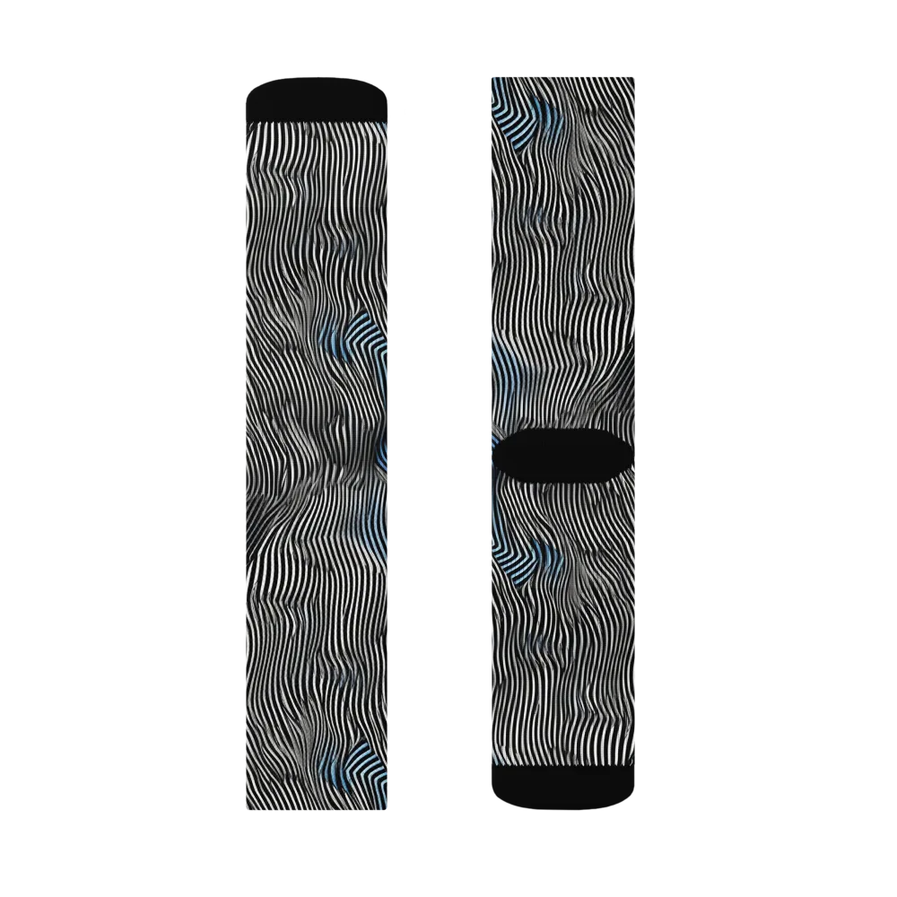 Ripple Theory on Socks — Left Sock