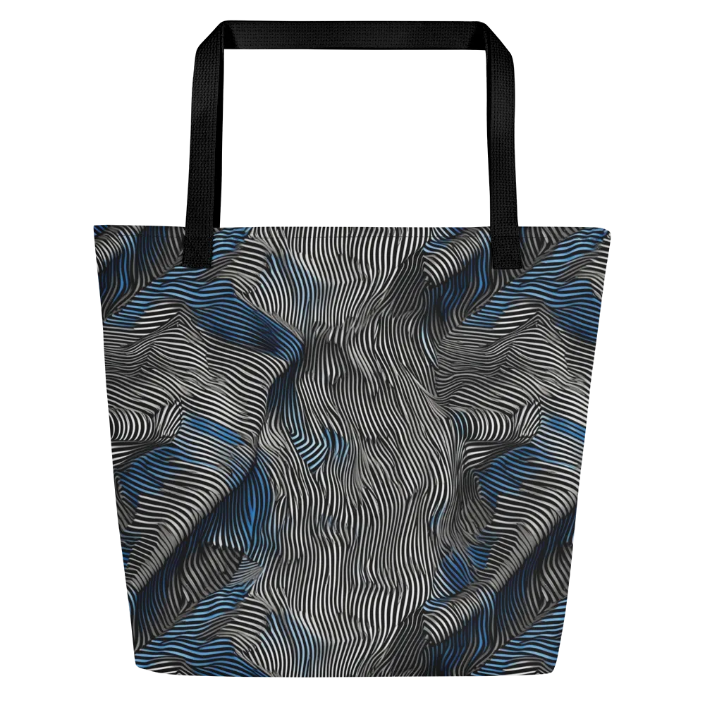 Ripple Theory on Large Tote Bag W/ Pocket — Front