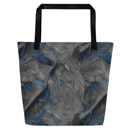 Ripple Theory on a Large Tote Bag W/ Pocket