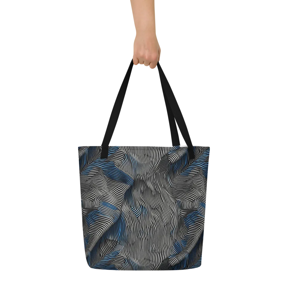 Ripple Theory on Large Tote Bag W/ Pocket — Front
