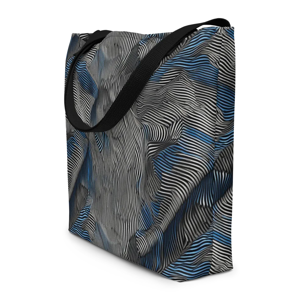 Ripple Theory on Large Tote Bag W/ Pocket — Front