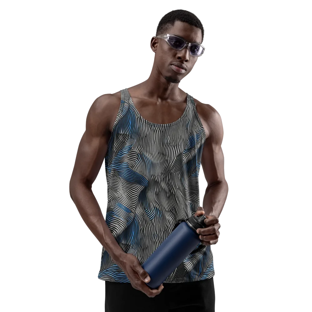 Ripple Theory on Men's Tank Top — Front