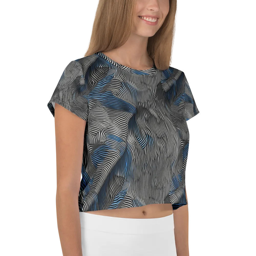 Ripple Theory on Crop Tee — Right