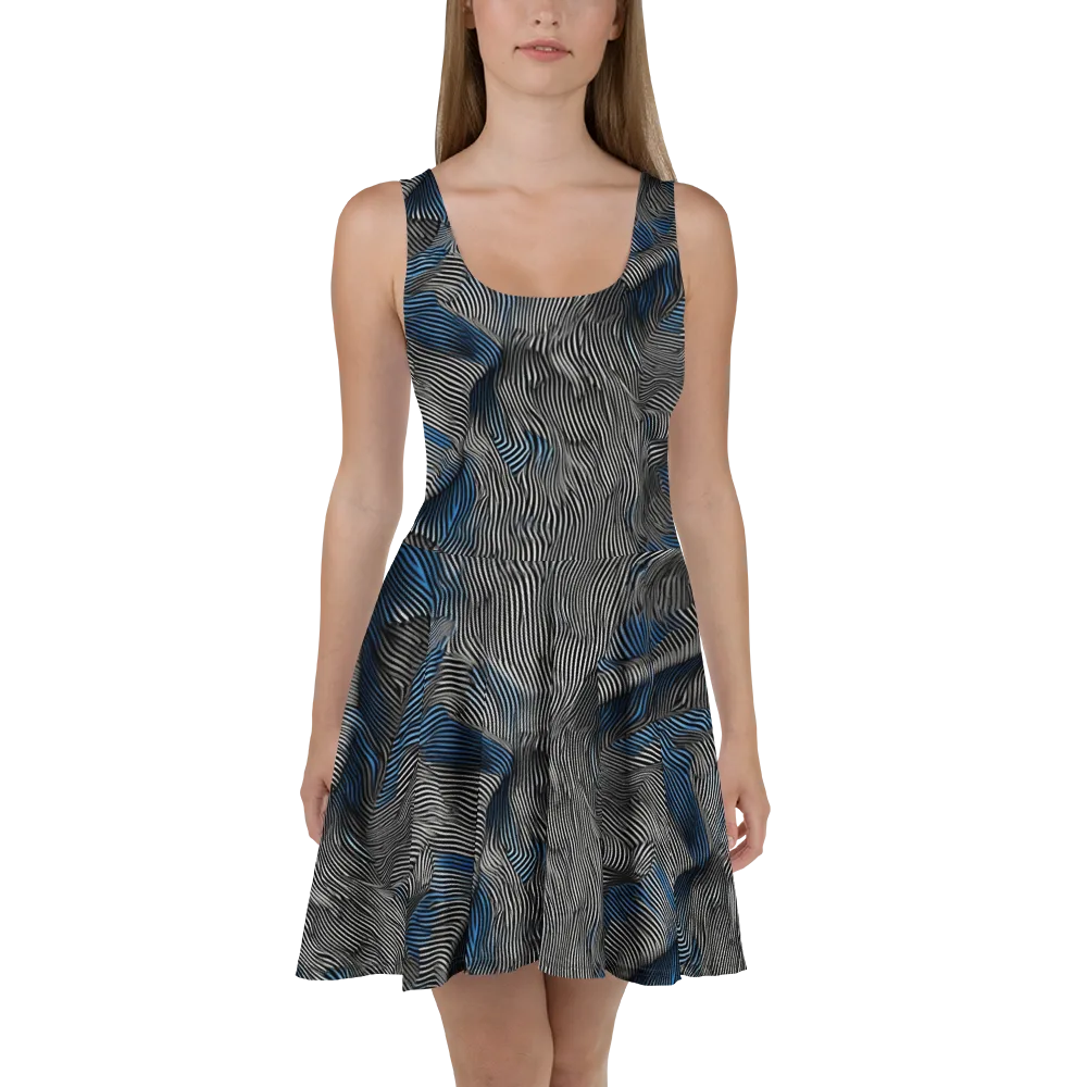 Ripple Theory on Skater Dress — Front
