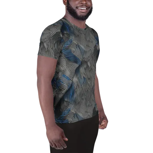 Ripple Theory on a Men's Athletic T-Shirt