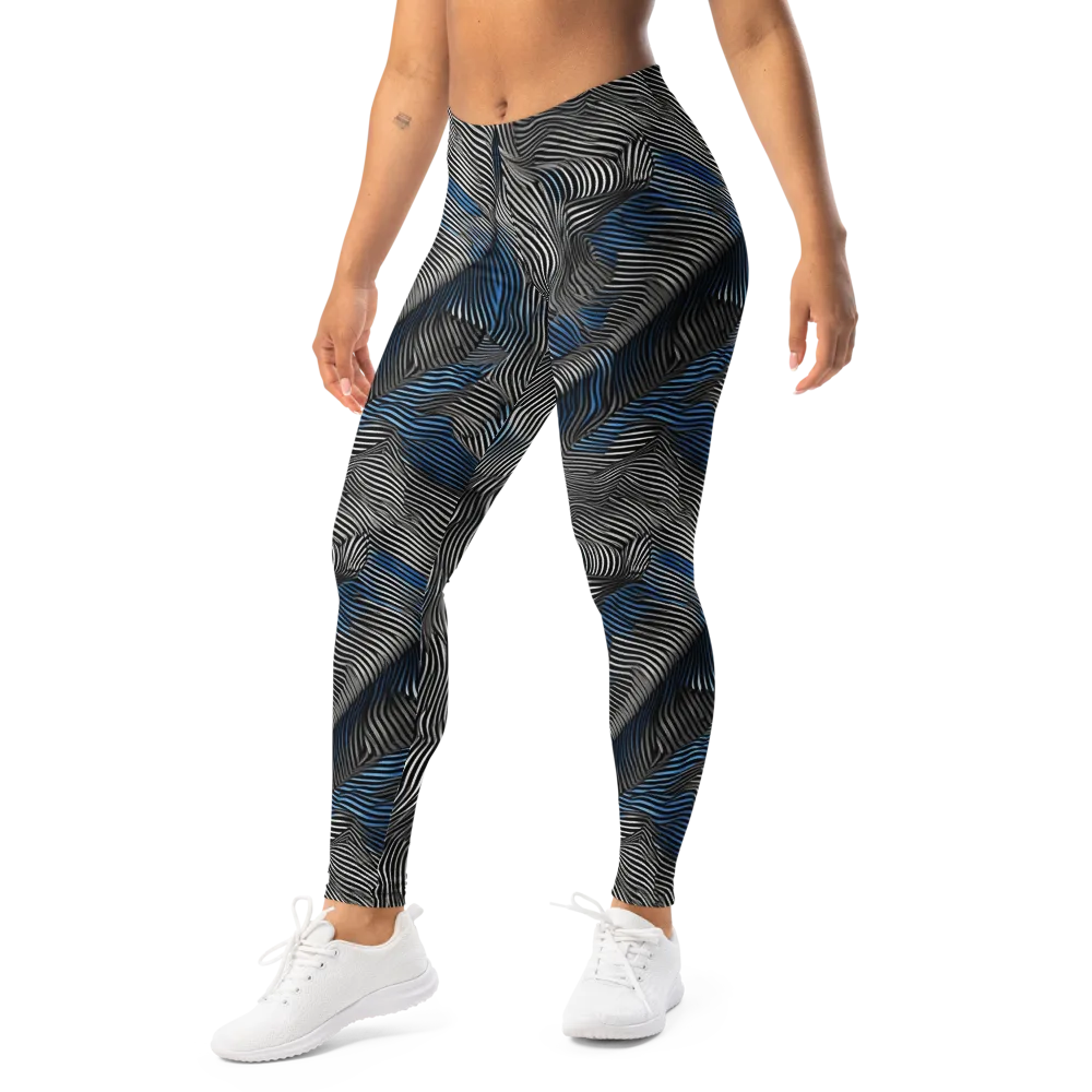 Ripple Theory on Leggings — Left Front
