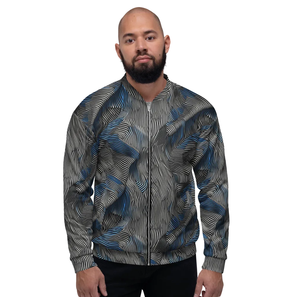 Ripple Theory on Bomber Jacket — Front
