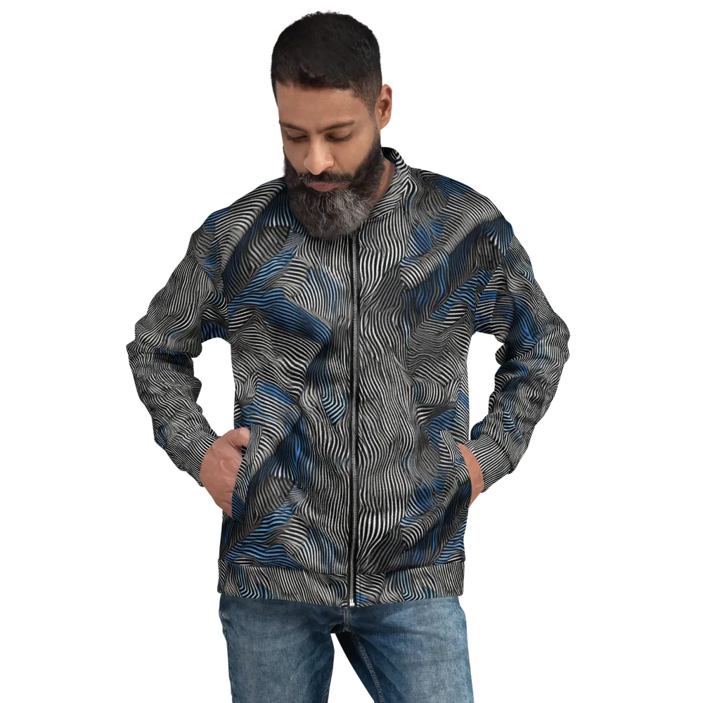 Ripple Theory on Bomber Jacket — Front