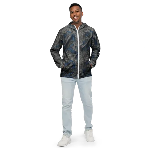 Ripple Theory on a Men's Windbreaker