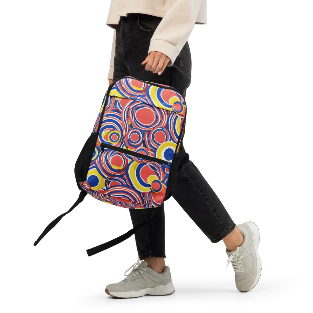 Carnival Circles on Utility Backpack — Front
