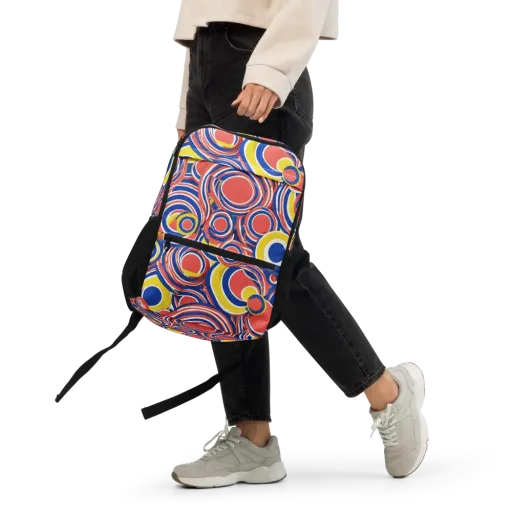 Carnival Circles on a Utility Backpack