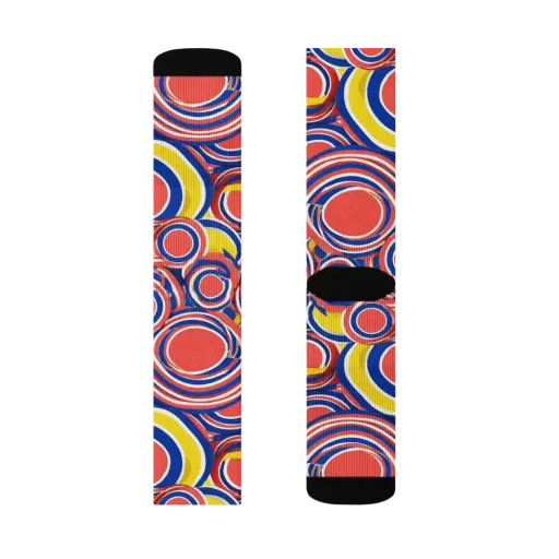 Carnival Circles on a Socks