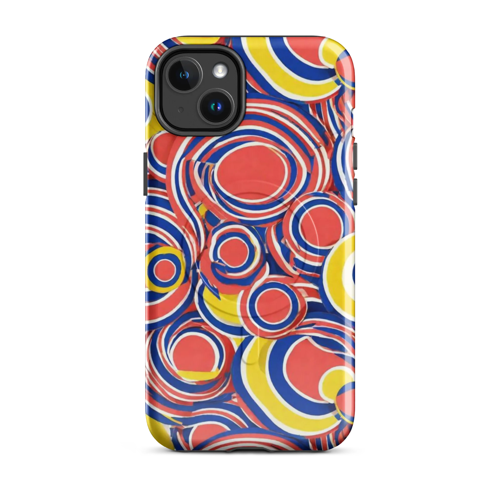 Carnival Circles on MagSafe Tough Case for iPhone® — Front