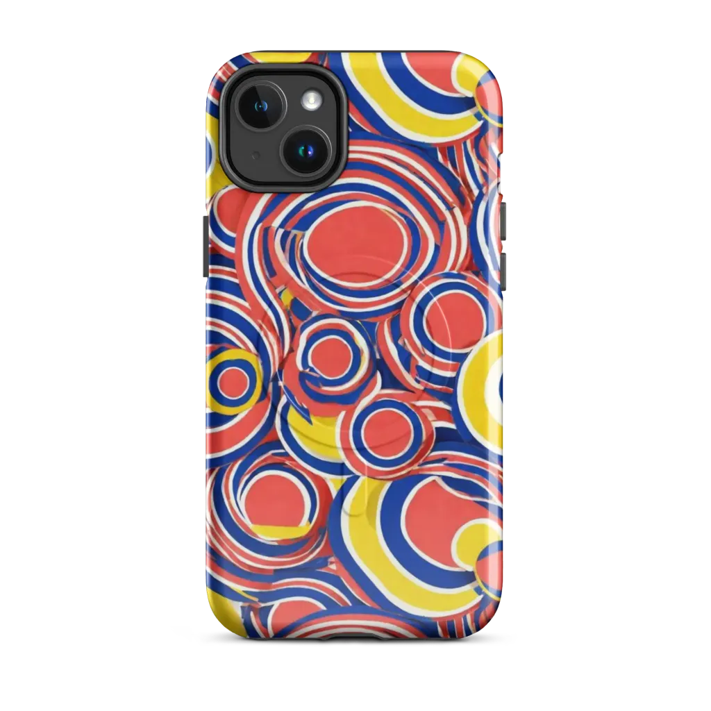Carnival Circles on MagSafe Tough Case for iPhone® — Front