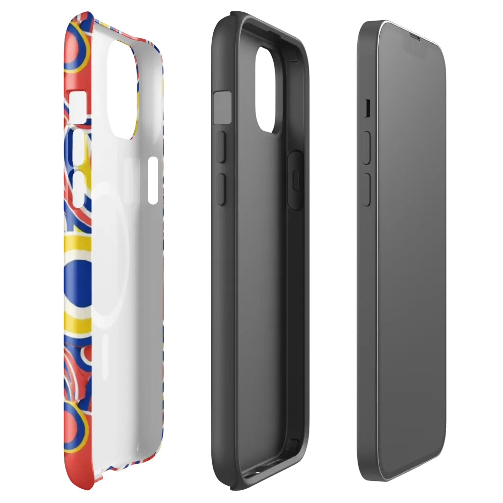 Carnival Circles on MagSafe Tough Case for iPhone® — Front