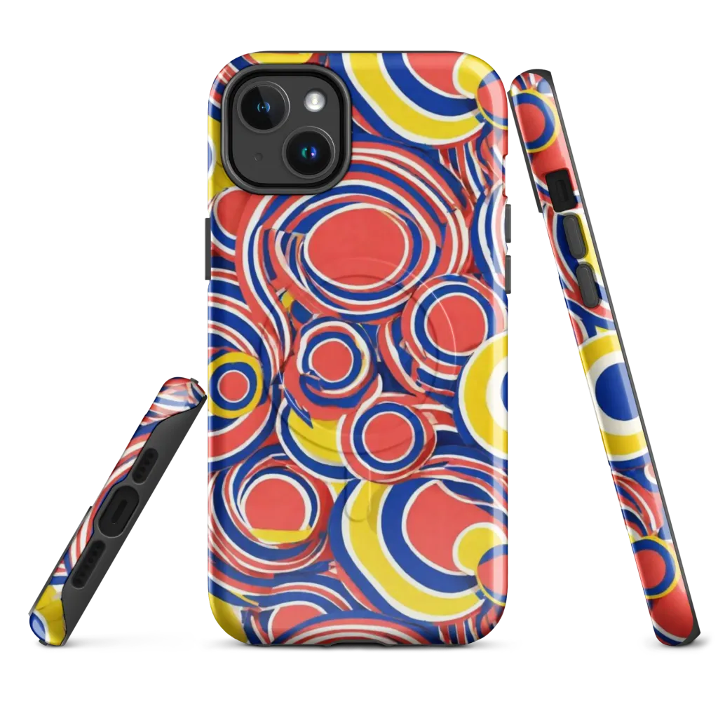 Carnival Circles on MagSafe Tough Case for iPhone® — Front