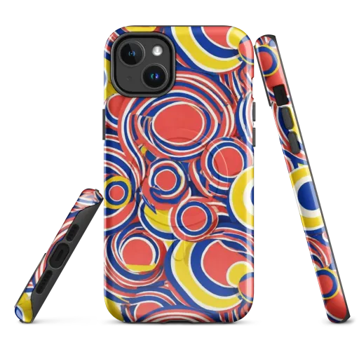 Carnival Circles on a MagSafe Tough Case for iPhone®