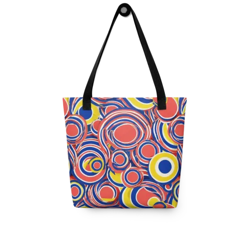 Carnival Circles on a Tote Bag