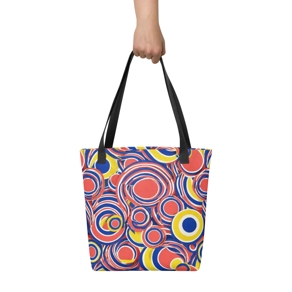 Carnival Circles on Tote Bag — Front