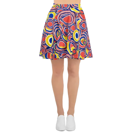 Carnival Circles on a Skater Skirt