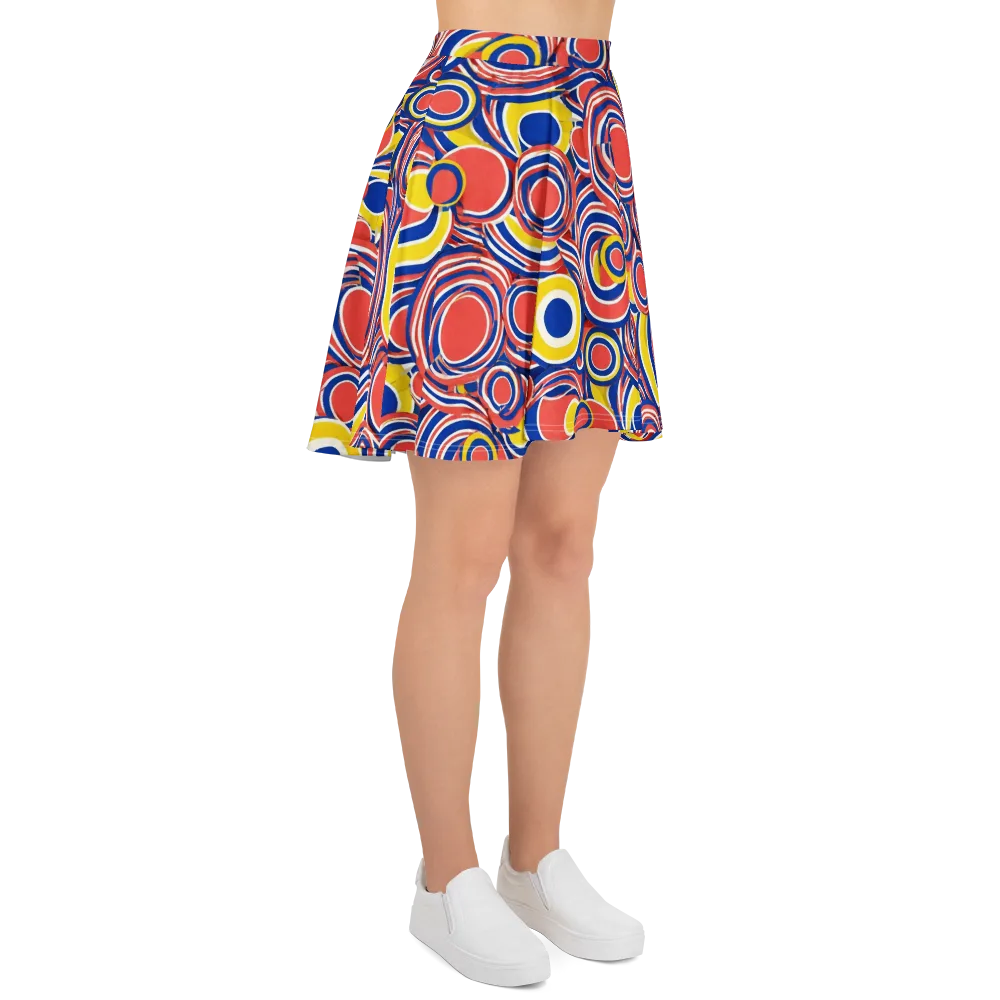 Carnival Circles on Skater Skirt — Right