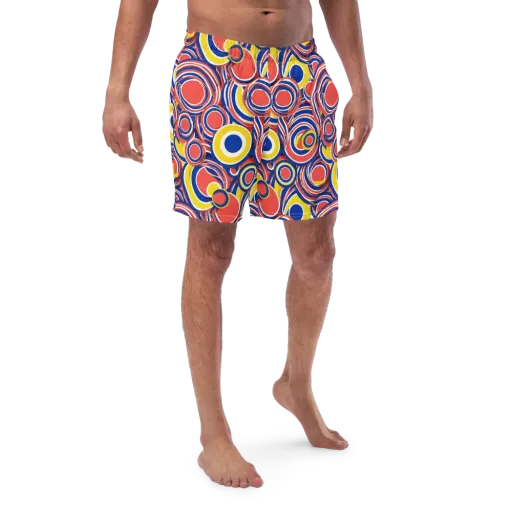 Carnival Circles on a Swim Trunks