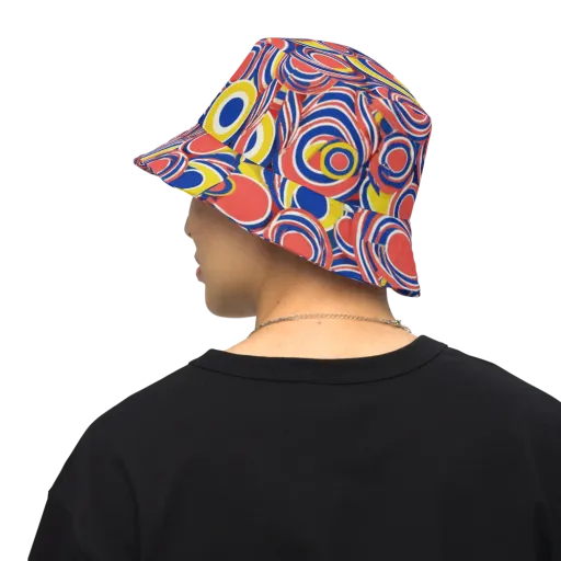 Carnival Circles on a Reversible Bucket Hat