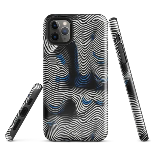 Cobalt Undulation on a Tough Case for iPhone®