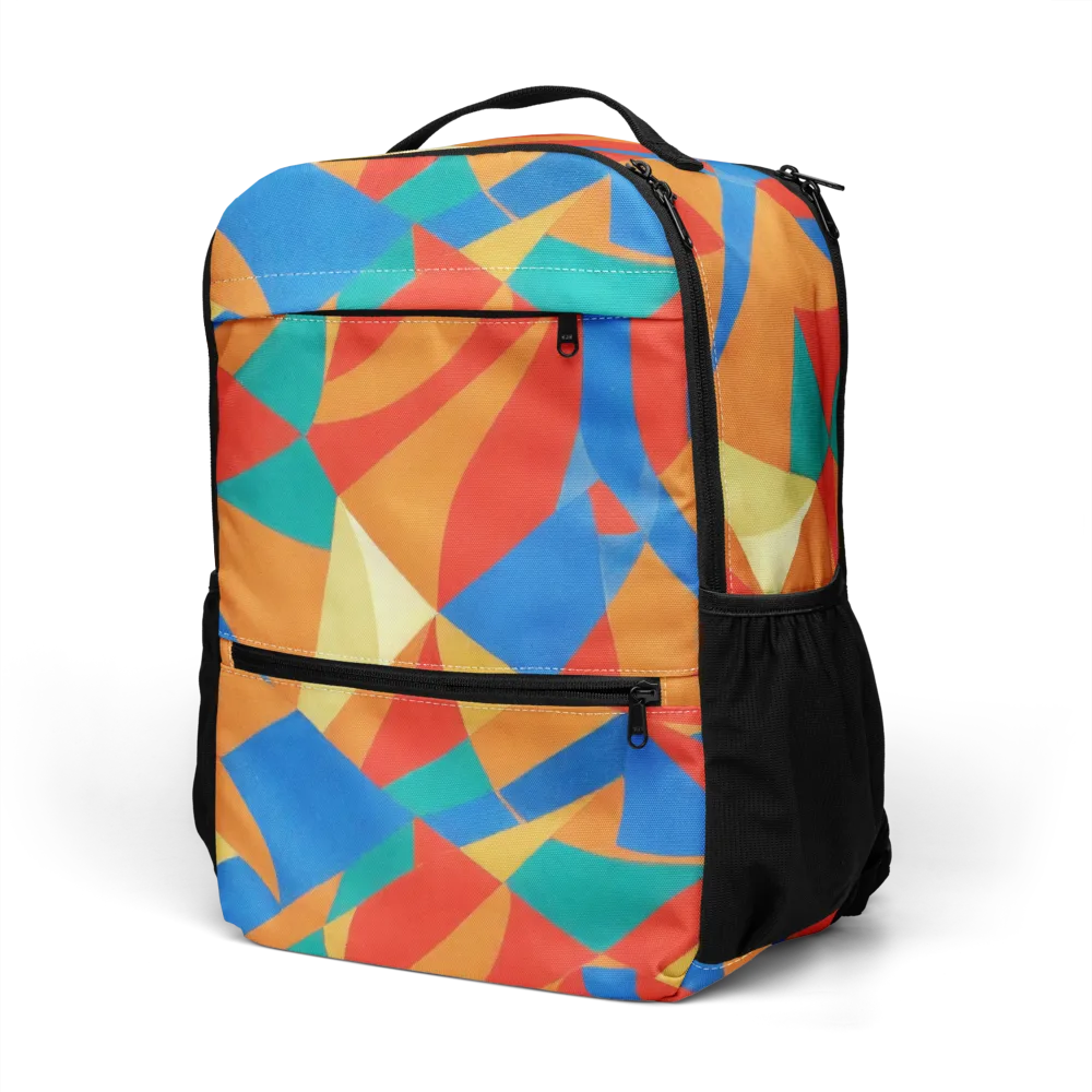 Harlequin Drift on Utility Backpack — Left Front