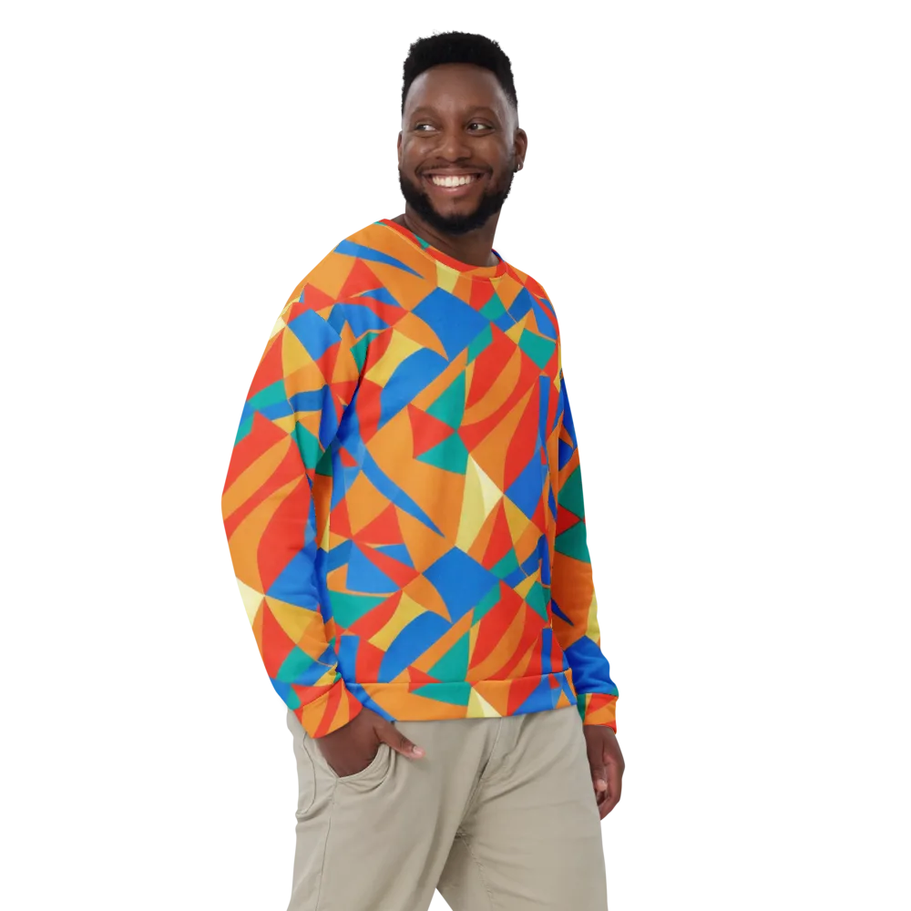 Harlequin Drift on Sweatshirt — Front