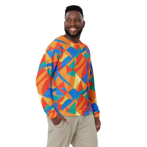 Harlequin Drift on a Sweatshirt