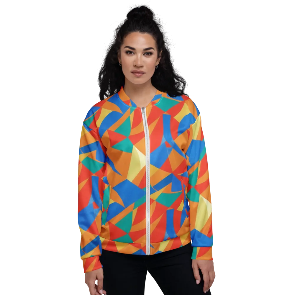Harlequin Drift on Bomber Jacket — Front