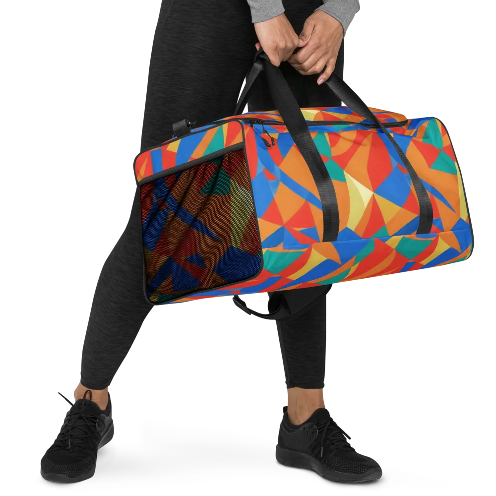 Harlequin Drift on Duffle Bag — Right Front