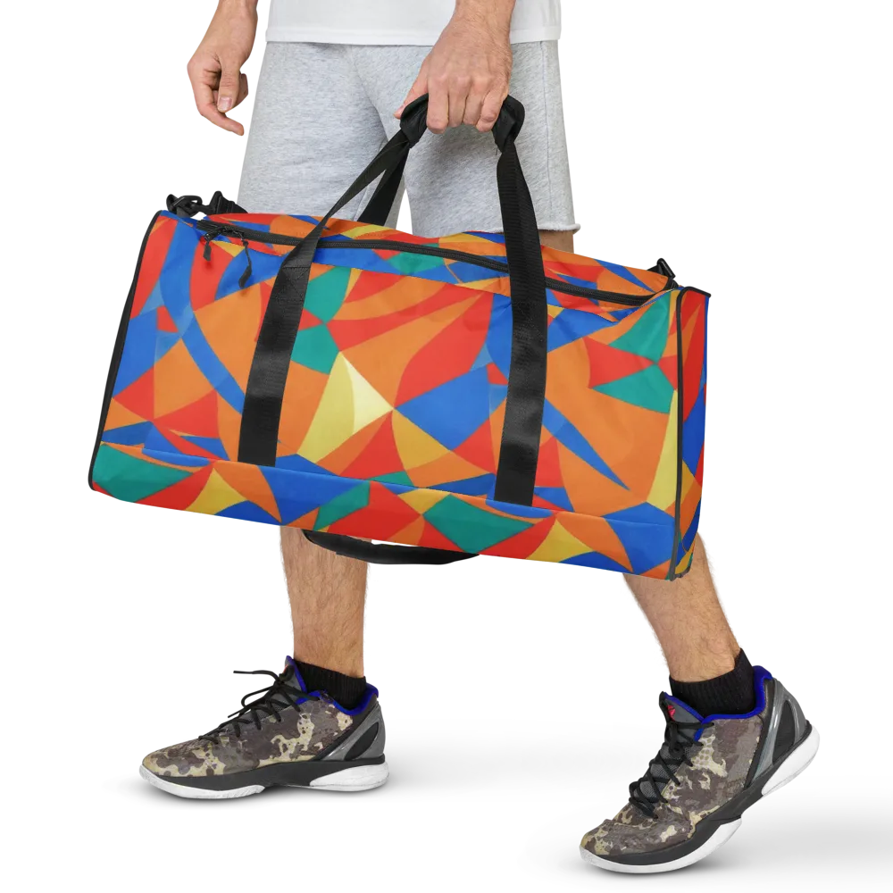 Harlequin Drift on Duffle Bag — Front