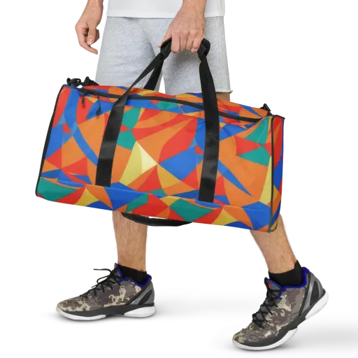 Harlequin Drift on a Duffle Bag