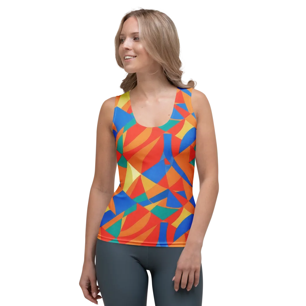 Harlequin Drift on Women's Tank Top — Front