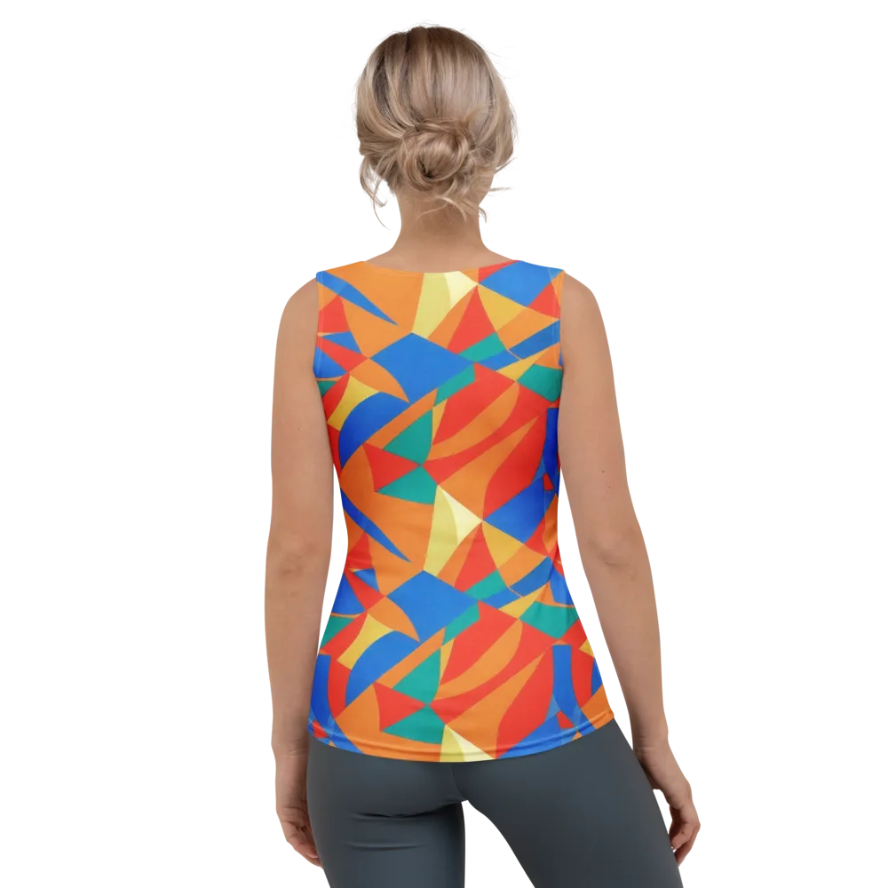Harlequin Drift on Women's Tank Top — Back