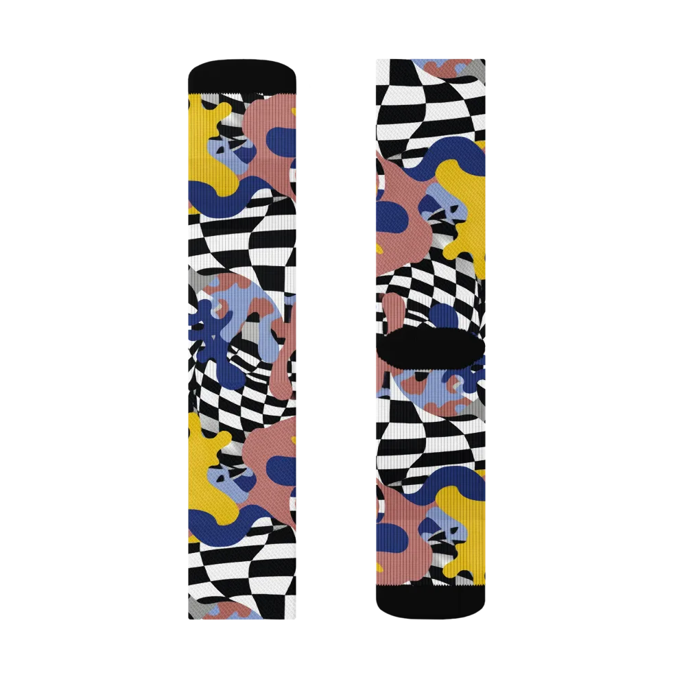 Chromatic Checkmate on Socks — Right Sock