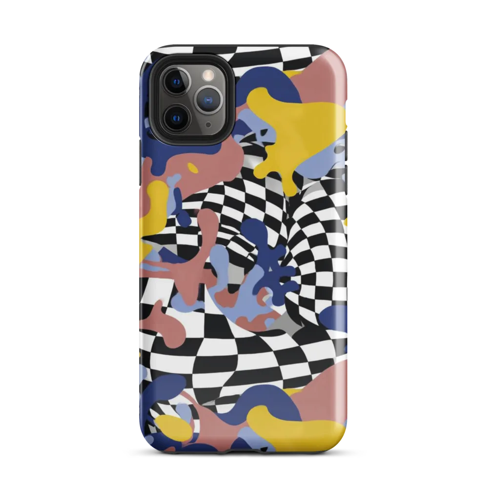 Chromatic Checkmate on Tough Case for iPhone® — Front