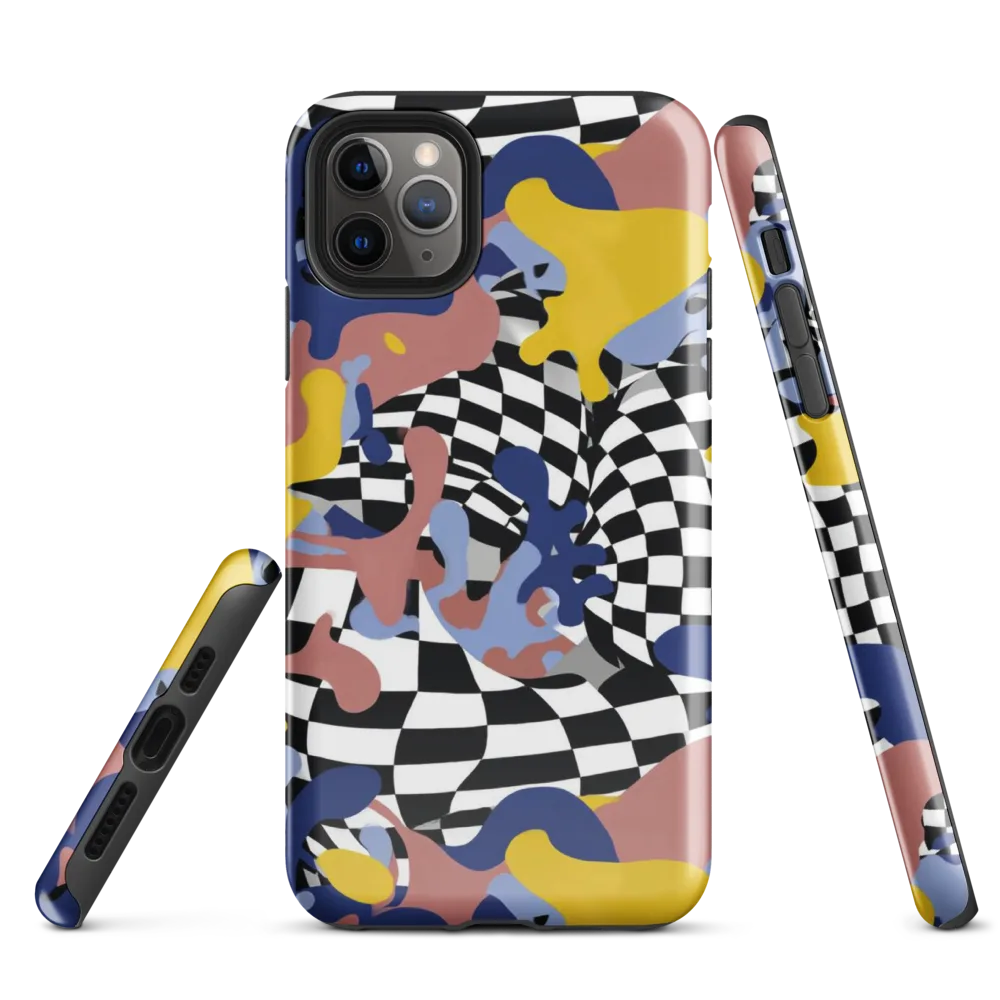 Chromatic Checkmate on Tough Case for iPhone® — Front