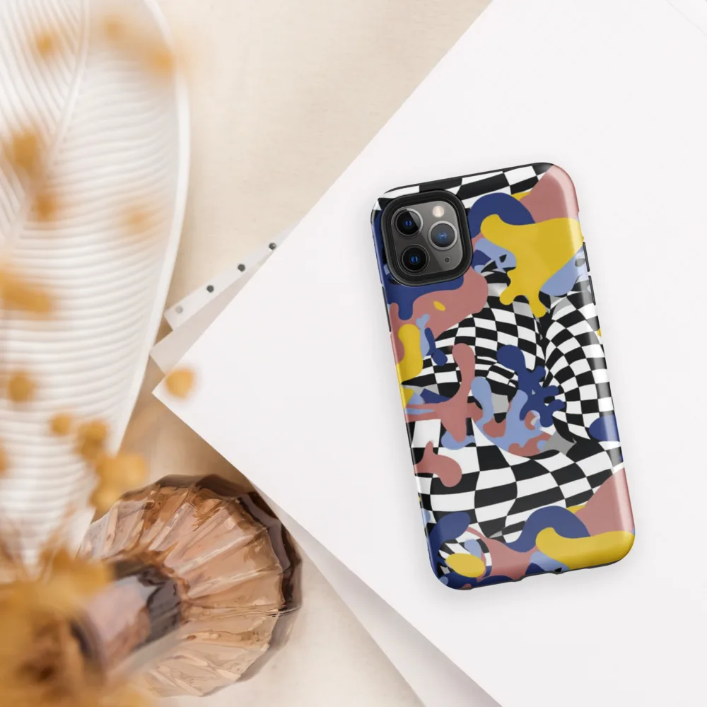 Chromatic Checkmate on Tough Case for iPhone® — Front