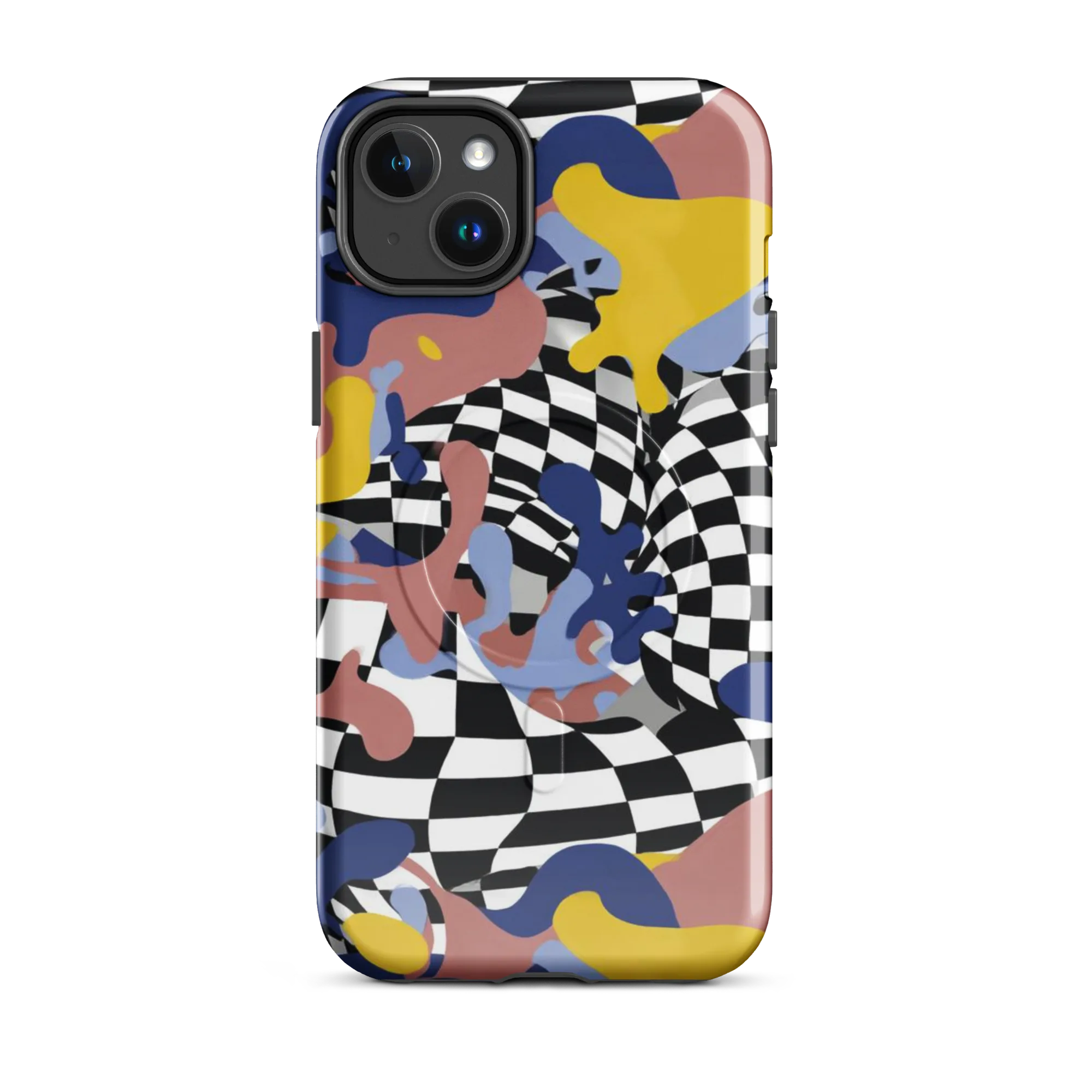 Chromatic Checkmate on MagSafe Tough Case for iPhone® — Front