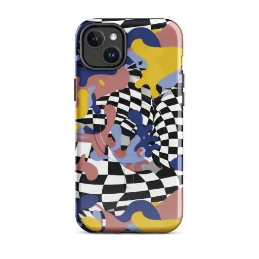 Chromatic Checkmate on a MagSafe Tough Case for iPhone®