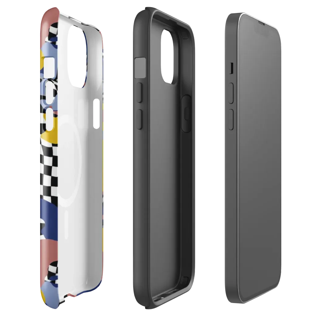Chromatic Checkmate on MagSafe Tough Case for iPhone® — Front